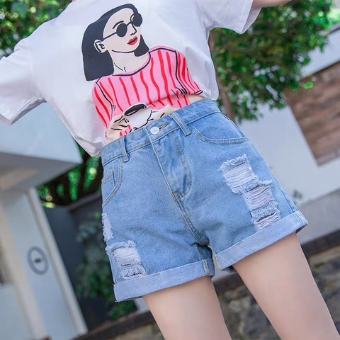 SHORT NHẠT RÁCH 3868