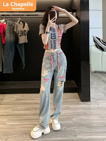 SUÔNG THÊU HỒNG KÈM DÂY 0049