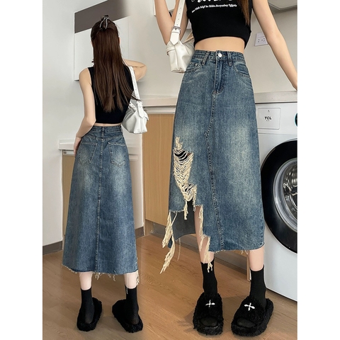 CHÂN VÁY DÀI RÁCH ĐẬM 0099