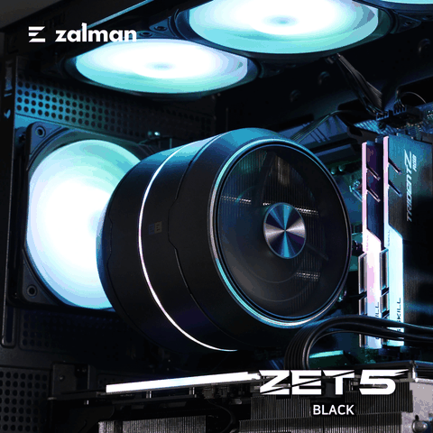 Zalman ZET5 chính thức ra mắt: Tản nhiệt khí “động cơ phản lực” 158 mm, 5 ống heatpipe, công suất tản 200 W