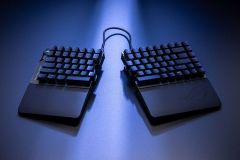 Asus ROG Falcata: Bàn phím gaming tách đôi cho trải nghiệm công thái học