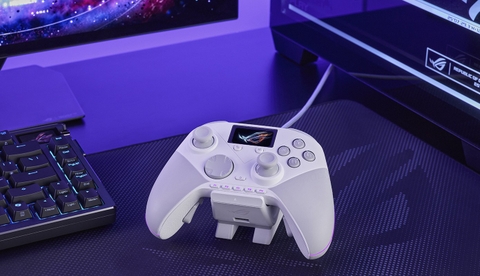 ROG Raikiri II Pro: tay cầm PC 8000Hz, joystick TMR chống drift, pin 79 giờ