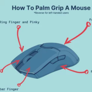 Bật mí cách cầm chuột bằng lòng bàn tay khiến bạn trở thành Pro Gamer ngay lập tức !!!