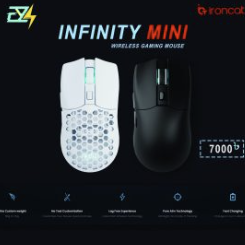 Ironcat Infinity Mini Pro  – Chuột gaming Wireless Giá tốt giống Razer Viper Mini