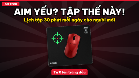 Cách tập aim hiệu quả cho người mới: lịch tập 30 phút mỗi ngày (Valorant, CS2)