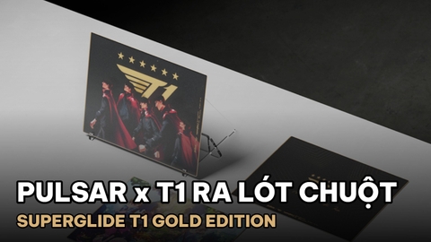 Pulsar x T1 ra lót chuột Superglide T1 Gold Edition