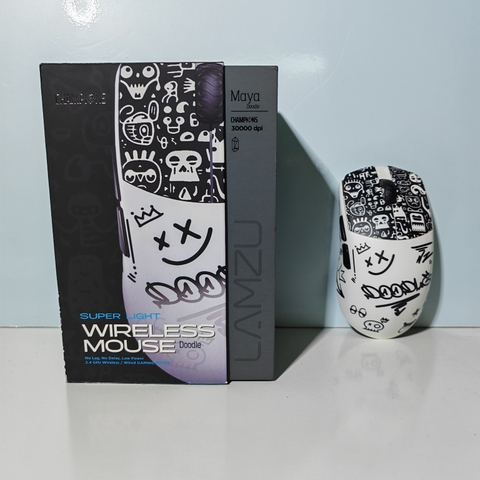 [USED/LIKENEW] Chuột Gaming Lamzu Maya Doodle Wireless