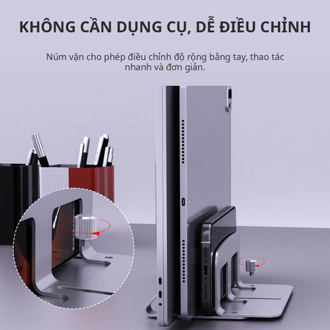 [NEW] Đế dựng Laptop dọc bằng nhôm