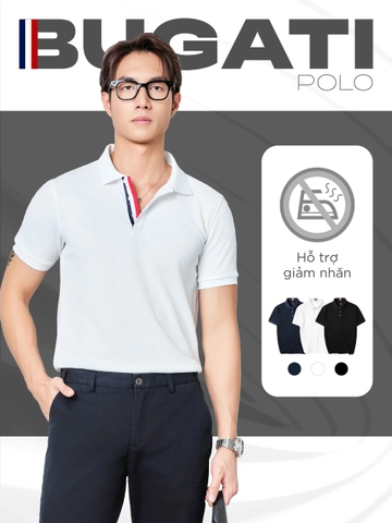 HUSSIO® Áo POLO BUGATI