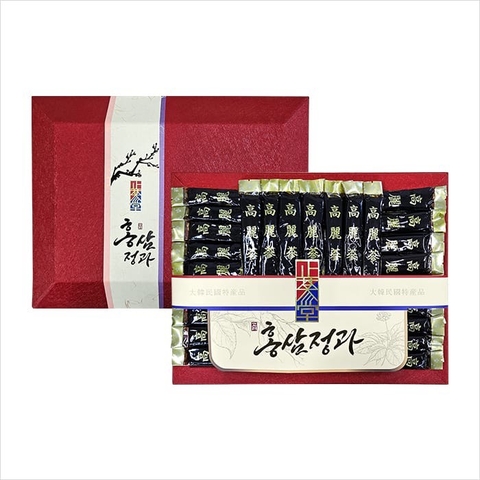 Set quà hồng sâm đen-흑삼정과선물 비단 1200g