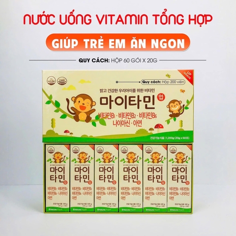 Nước  uống vitamin tổng hợp giúp trẻ ăn ngon maithamin