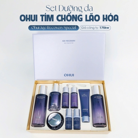 Set ohui tím cấp ẩm chống lão hoá 4sp