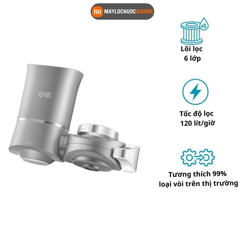 Máy lọc nước tại vòi xiaomi Xiaozhi LJ04  tia cực tím