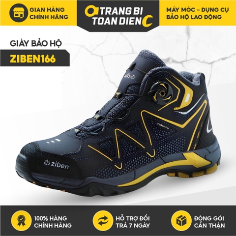 Giày bảo hộ Hàn Quốc Ziben 166 siêu nhẹ, thể thao, thời trang chống đinh trơn trượt Giày cao cấp - Trang bị toàn diện