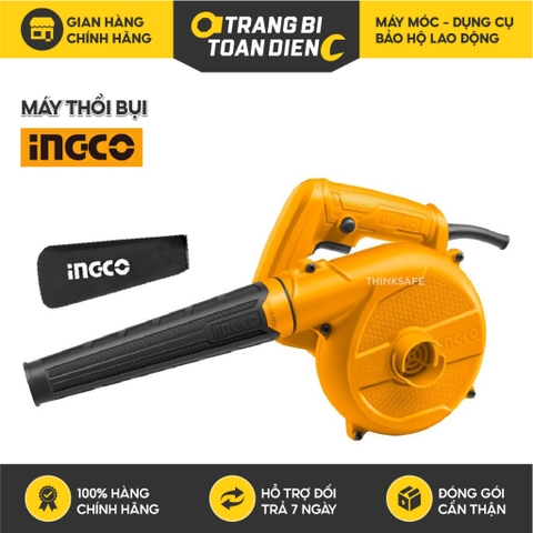 Máy thổi bụi INGCO 400 - 800W điện áp 220V, Tốc độ không tải 14000 v/p, Tốc độ thổi tối đa 3.0m³/min, Trang bị toàn diện