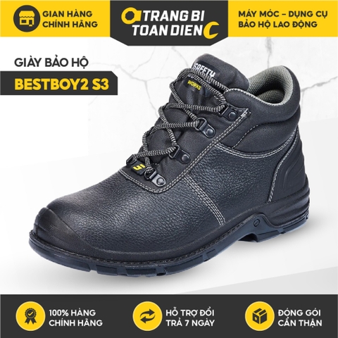 Giày bảo hộ Jogger nam Bestboy2 da bò chống nước chống đinh chống trượt trượt giày jogger chính hãng-Trang bị toàn diện