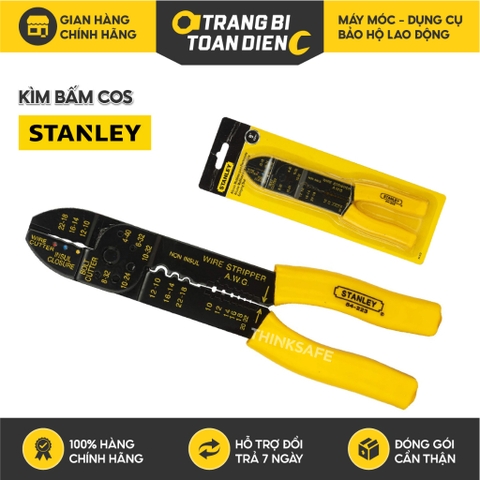 Kìm bấm cos Stanley 84-223-22 9 inch (230mm), bấm được nhiều loại đầu cos Kiềm bấm cos đa năng - Trang bị toàn diện