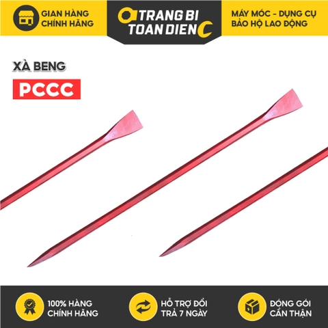 Xà beng chữa cháy TS chiều dài 1m, chất liệu thép, dụng cụ phá dỡ thoát hiểm, chính hãng - Trang bị toàn diện