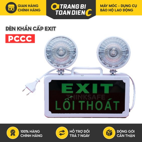 Đèn Sự Cố Khẩn Cấp Chiếu Sáng Kết Hợp Biển Chỉ Dẫn Thoát Hiểm Exit khẩn cấp PCCC - Trang bị toàn diện