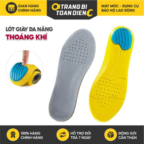 Miếng lót giày chống hôi chân, thoáng khí, hỗ trợ tăng chiều cao êm chân Lót giày chống rộng - Trang bị toàn diện