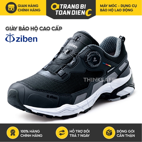Giày bảo hộ Hàn Quốc Ziben 2301 Iris, chống thấm nước, Khóa vặn tiện lợi, thoáng khí, dáng thấp cổ, thể thao, chính hãng