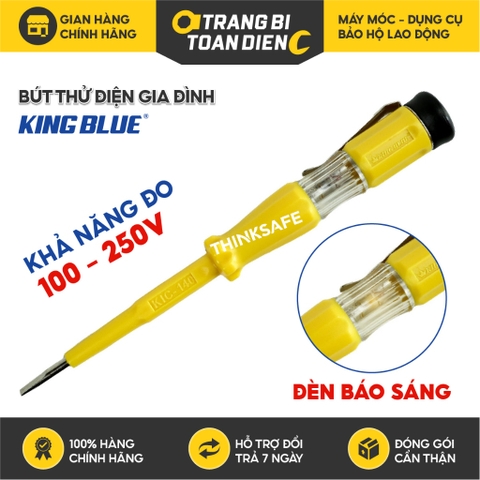 Bút thử điện KingBlue KIC140 Chịu Đựng Dòng Điện Từ 100 đến 250V, thiết kế nhỏ gọn, vít thử điện gia đình