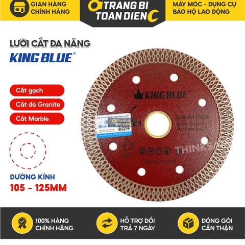 Lưỡi cắt đa năng KingBlue V1/ V2/ V3/ S1/ S2/ F1 kích thước 105 - 125mm, Lưỡi cắt gạch, cắt đá Granite, Marble