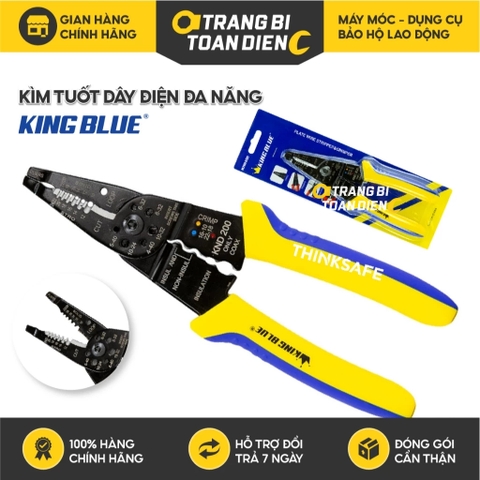 Kìm tuốt dây điện đa năng, cắt chân mạch linh kiện KingBlue KND200/KND150 kìm cắt dây điện chính hãng