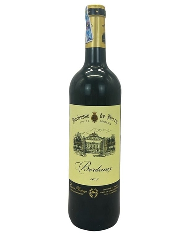 Rượu vang đỏ Pháp Duchesse De Berry Bordeaux