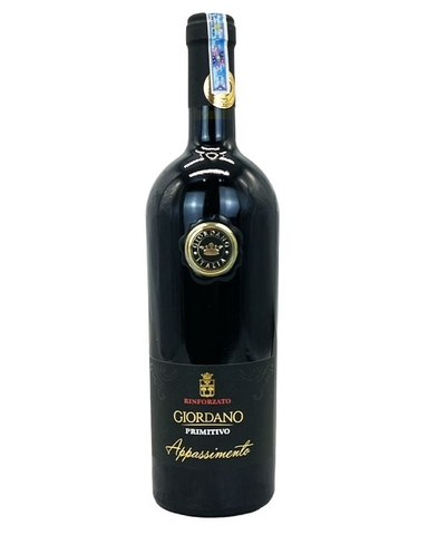 Rượu vang đỏ Ý Giordano Appassimento Primitivo 99