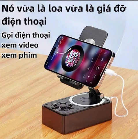 Giá Đỡ Điện Thoại Kèm Loa Bluetooh