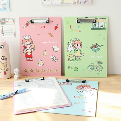 Bìa Kịp Giấy A4 Nhiều Hoạ Tiết Dễ Thương