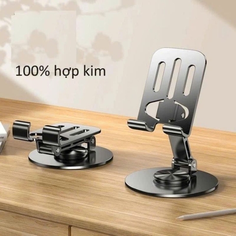 Giá Đỡ Điện Thoại Máy Tính Bảng Xoay 360 Hợp Kim Nhôm