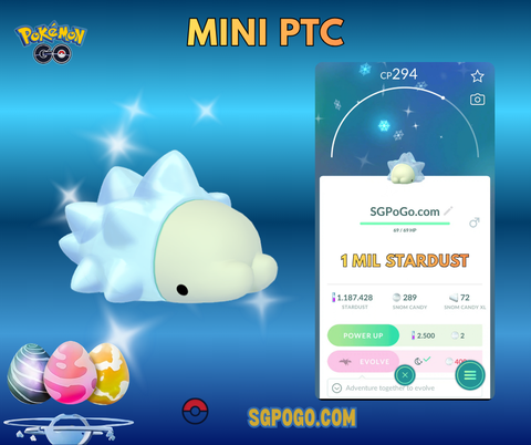 Shiny Snom from Eggs - mini PTC 1 mil stardust