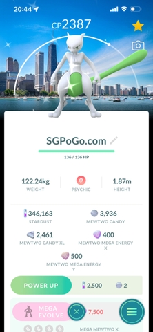 ✨Shiny Mewtwo Chicago Background✨Go Fest 2026✨