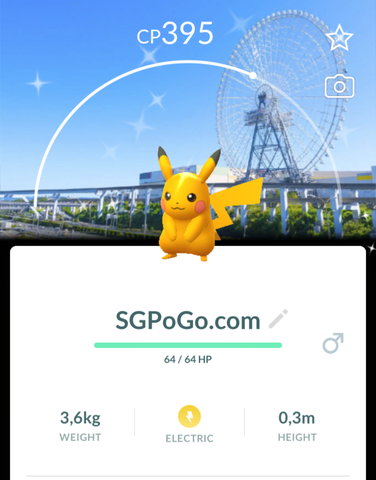 Shiny Pikachu Suita Osaka Background Stamp Rally