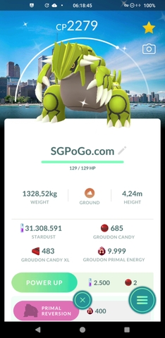 ✨Shiny Groudon Chicago Background✨Go Fest 2026✨