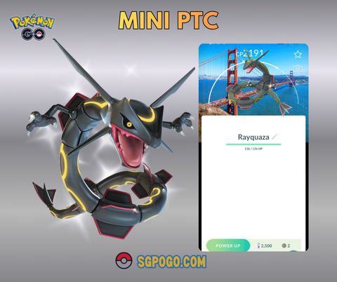 Shiny Rayquaza - San Francisco Background✨️
