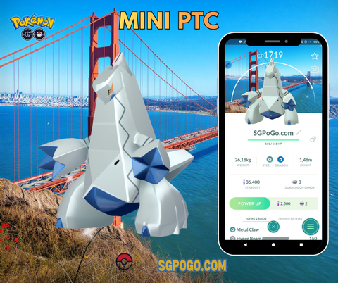 Shiny Duraludon with San Francisco Background