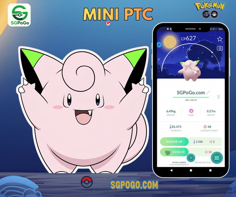 Shiny Clefairy - Dancing in The Moonlight Background