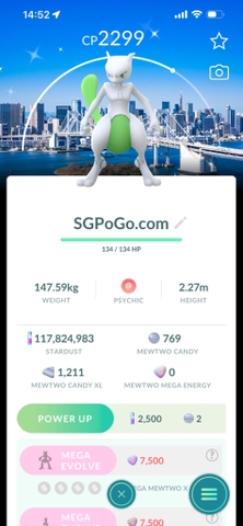 ✨Shiny Mewtwo Tokyo Japan Background✨Go Fest 2026✨