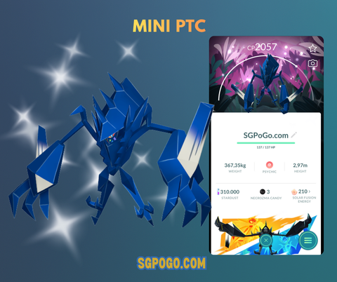 Shiny Necrozma✨2025 Wild Area Special Background✨mini PTC 20k✨