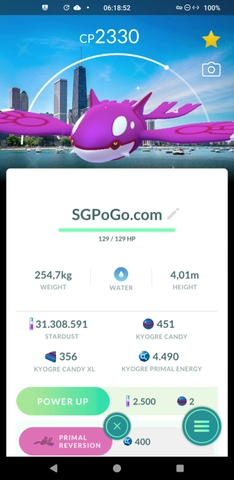 ✨Shiny Kyogre Chicago Background✨Go Fest 2026✨