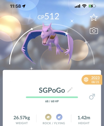 Shiny costume Aerodactyl Satchel