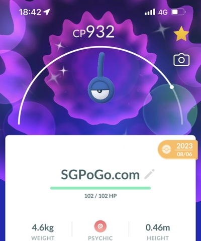 Shiny Unown !
