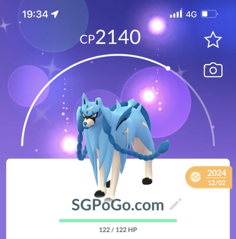 Shiny Zacian level 50 + 3 moves