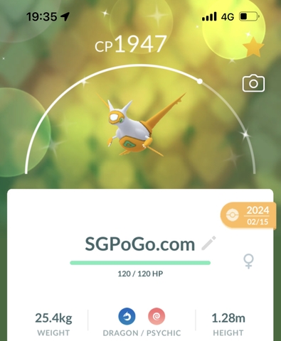 Shiny Latias level 50 + 3 moves