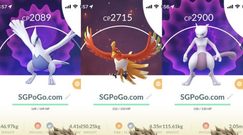Lugia - Mewtwo - Ho-Oh 2018 (Guaranteed lucky)