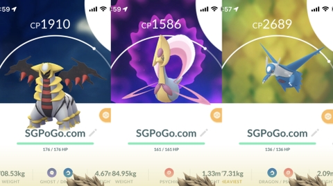 Giratina - Cresselia - Latias 2018 (Guaranteed lucky)