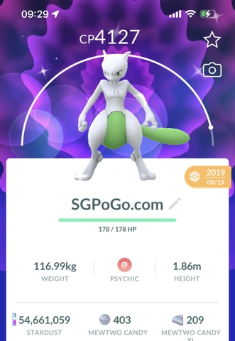 Shiny Mewtwo 2019 (Guaranteed lucky Trade)